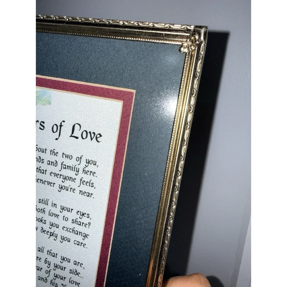 Vintage Ornate Gold Metal Photo‎ Frame 5